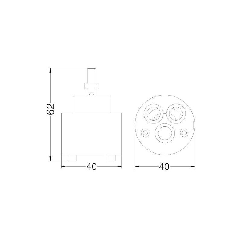 BASE PER LAVABO INTEGRALE DOPPIO PER KORA CM.59,5X 46  VASCE NORMALI  CERAMICA BIANCO