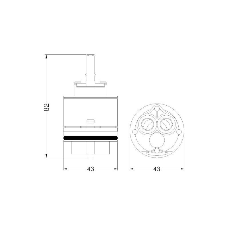 CARTUCCIA 94 HYDROPLAST GX42 MM43 X 82 H