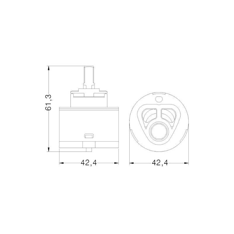 CARTUCCIA 95 HYDROPLAST 42 42,4 X 61,3 H