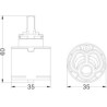 CARTUCCIA 97 HYDROPLAST 35 MM 35,6 X 60 H