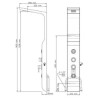 COLONNA DOCCIA EASY IN ABS  BIANCA METAFORM