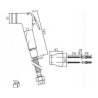 DOCCIA A PULSANTE EVOLUTION CROMATA CON FLESS. E SUPPORTO
