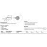 PILETTA SIFONATA DOCCIA FORO 90 ISPEZONABILE GEBERIT 150552