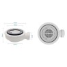 PILETTA X PIATTO DOCCIA ULTRAFLAT FORO 90 tre viti