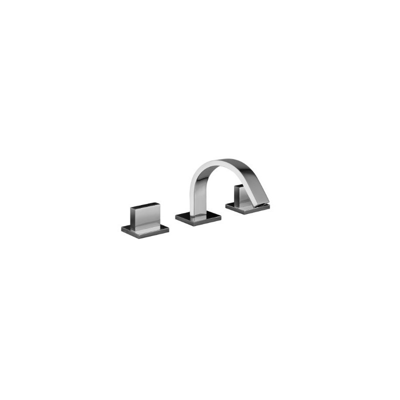 BATTERIA BIDET LEVEL CROMO 3 FORI CON BOCCA FISSA LEP119CR PAFFONI
