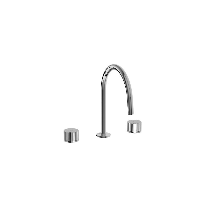 BATTERIA LAVABO JO CROMO 3 FORI CON BOCCA FISSA JO052CR PAFFONI