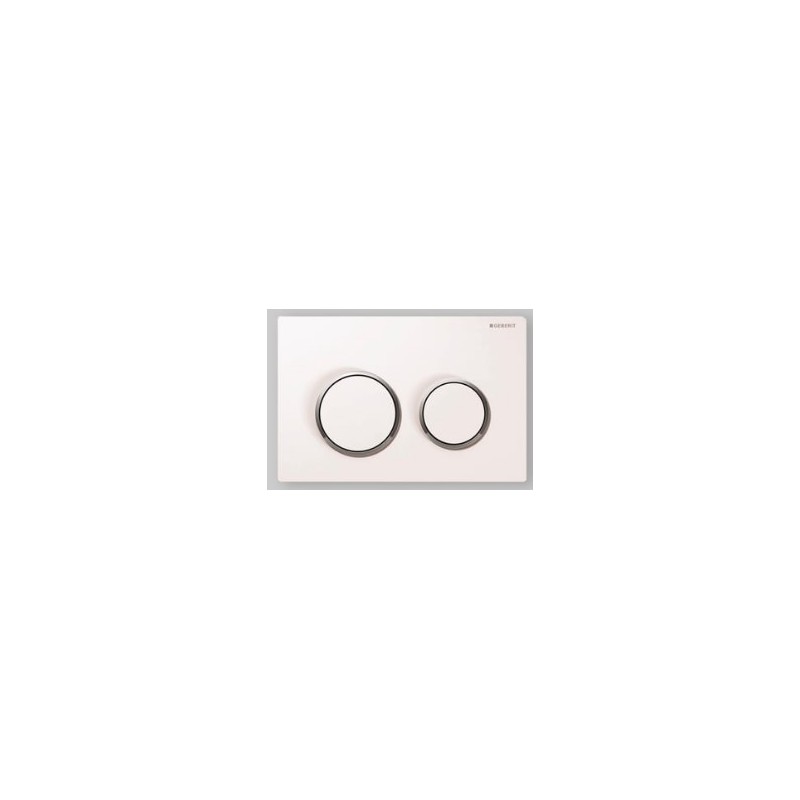 PLACCA OMEGA 20 BIANCO/CROMO 115.085.KJ.1 GEBERIT