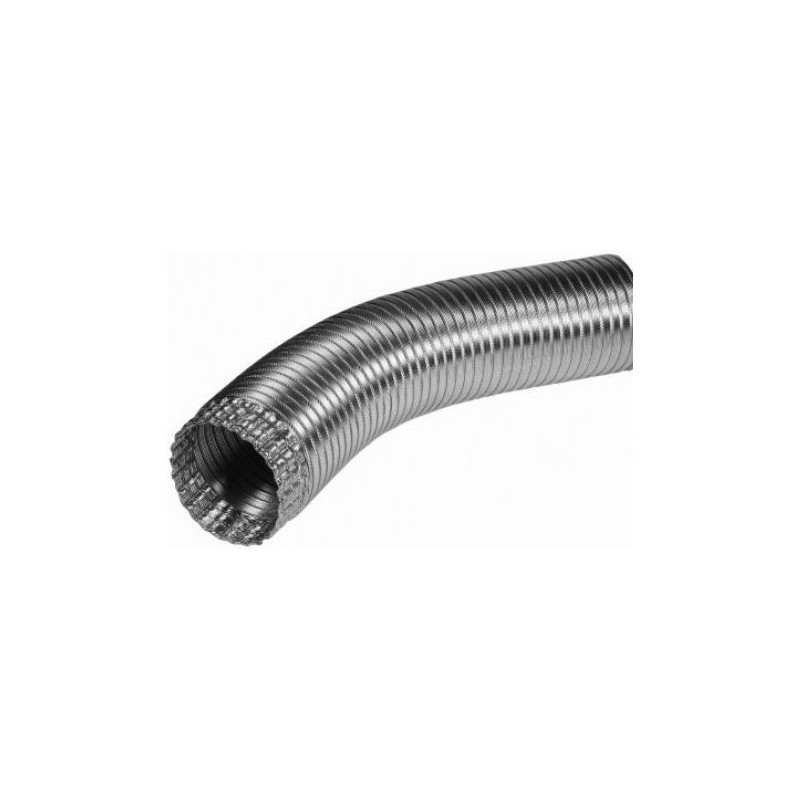 TUBO FLESSIBILE ALLUMINIO MM.200 CROMO ESTENSIBILE DA 1-3 MT