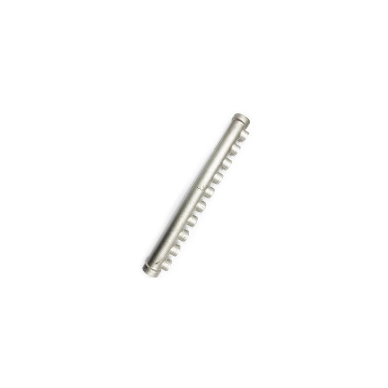COLLETTORE ACCIAIO INOX 304 DA 2" 10 POSTI DA 1/2 PER CONTATORI ACQUA