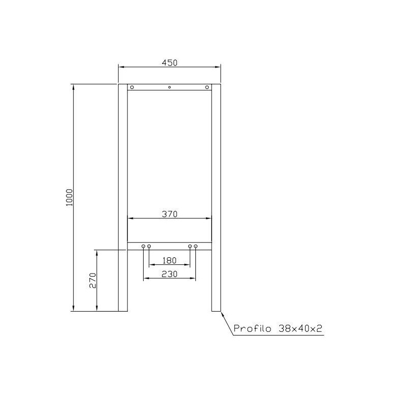 STAFFE DI FISSAGGIO PER BIDET' SANITARIO SOSPESO PER CARTONGESSO FISCHER