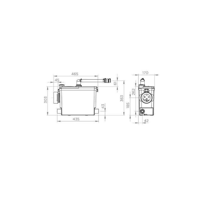 SANIPACK PRO UP PER BAGNO COMPLETO