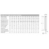 RADIATORE ARDESIA DA 4 EL. COLONNE 4 H.1800 int 1744 prof.148 ALL.1 LAT.3/8 BIANCO