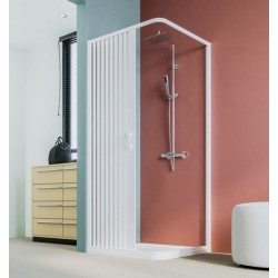BOX COLIBRI\' PLUS SIRIO  APERTURA LATERALE 80 - 100  BIANCO PLEX