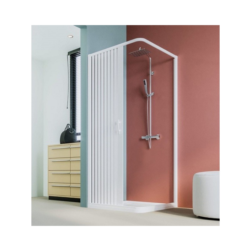 BOX COLIBRI\' PLUS SIRIO  APERTURA LATERALE 80 - 100  BIANCO PLEX