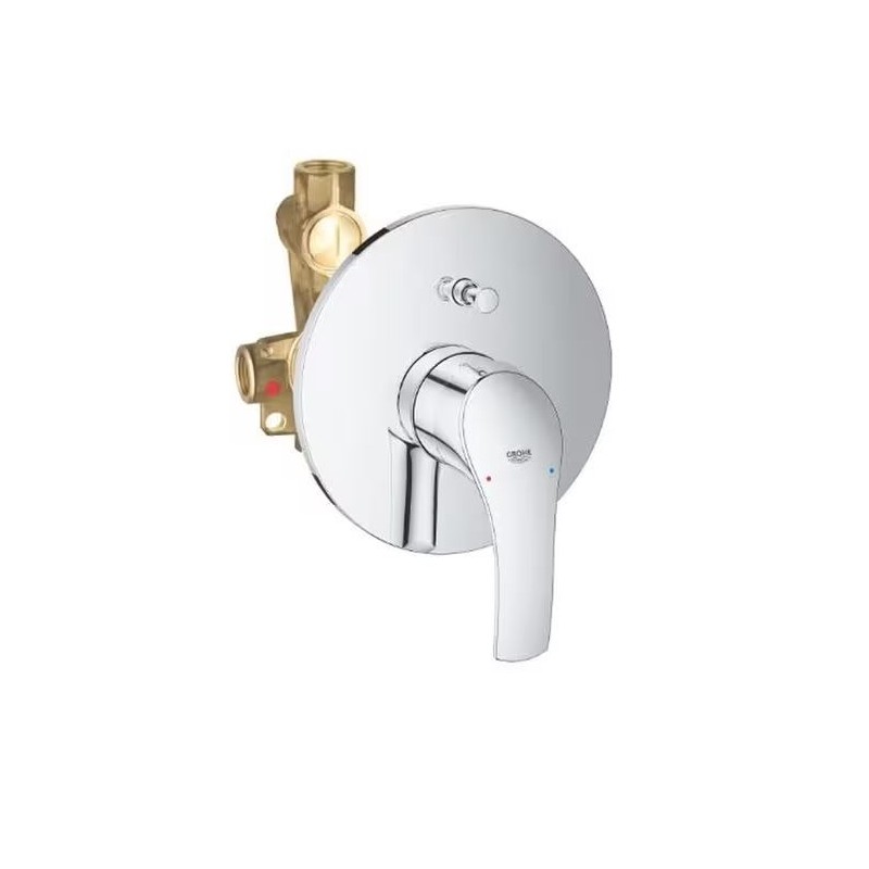 MISCELATORE VASCA/ DOCCIA INCASSO CON DEVIATORE  EUROSMART NEW CROMO 33305