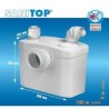 SANITOP UP  PER LAVABO + WC