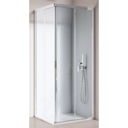 BOX  AMERICA  QUATTRO CM 77-81/117-121 ANG 4ANT BIANCO OPACO CRISTALLO STAMPATO