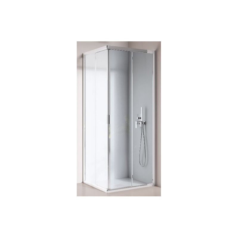 BOX  AMERICA  QUATTRO CM 77-81/117-121 ANG 4ANT BIANCO OPACO CRISTALLO STAMPATO