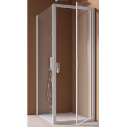 BOX AMERICA QUATTRO  PORTA AD UN\'ANTA A BATTENTE 86/94 CROMO CRISTALLO STAMPATO SAMO MM.3