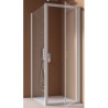 BOX AMERICA QUATTRO  PORTA AD UN\'ANTA A BATTENTE 86/94 CROMO CRISTALLO STAMPATO SAMO MM.3