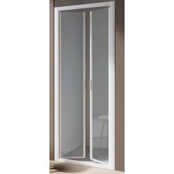 BOX AMERICA QUATTRO  PORTA SALOON 96/104 BIANCO OPACO CRISTALLO STAMPATO  SAMO