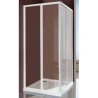 BOX CIAO CM.64-74/80-90 ANGOLO 4 ANTE PROFILO CROMO CRISTALLO TRASPARENTE  SAMO