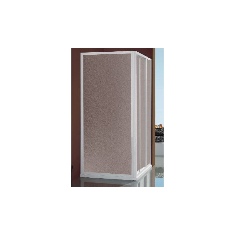BOX CIAO PARETE FISSA CROMO  69-73 CRISTALLO STAMPATO SAMO B2671ULUST