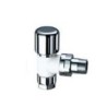 VALVOLA TERMOSTATIZZABILE FAR SERIE TOP ANGOLO RAME/MULTISTRATO CROMO DA 1/2 CON CODOLO PREGUARNITO IN EPDM