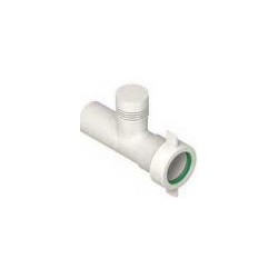 CANOTTO CON AREATORE ANTISVUOTAMENTO SIFONE D.40 CM25 ABS BIANCO
