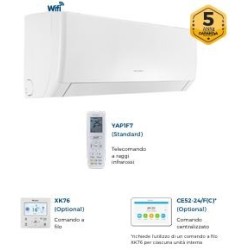 CONDIZIONATORE GREE UNITA\' INTERNA ED ESTERNA PULAR 24000 BTU GAS R32 GREE10150 5 ANNI GARANZIA