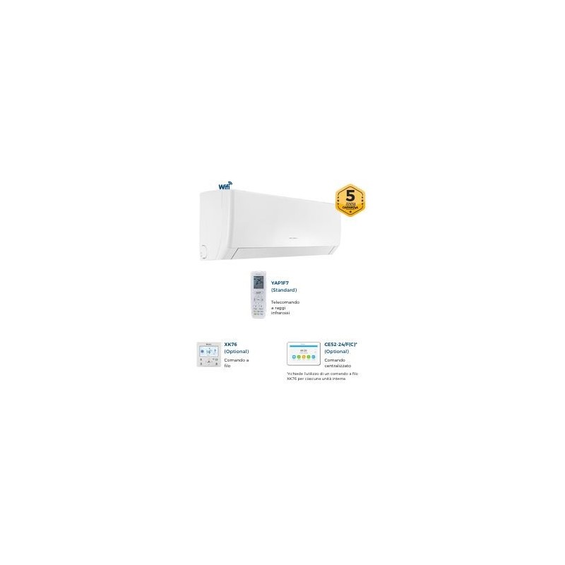 CONDIZIONATORE GREE UNITA\' INTERNA ED ESTRENA  PULAR 9000 BTU GAS R32 GREE10148 5 ANNI GARANZIA A+++