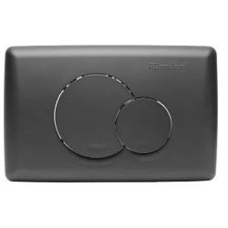 PLACCA 2PULSANTI GRAFITE OPACA X CASSETTA INCASSO VECCHIO TIPO FAISMILANI 5.102.810.AM0