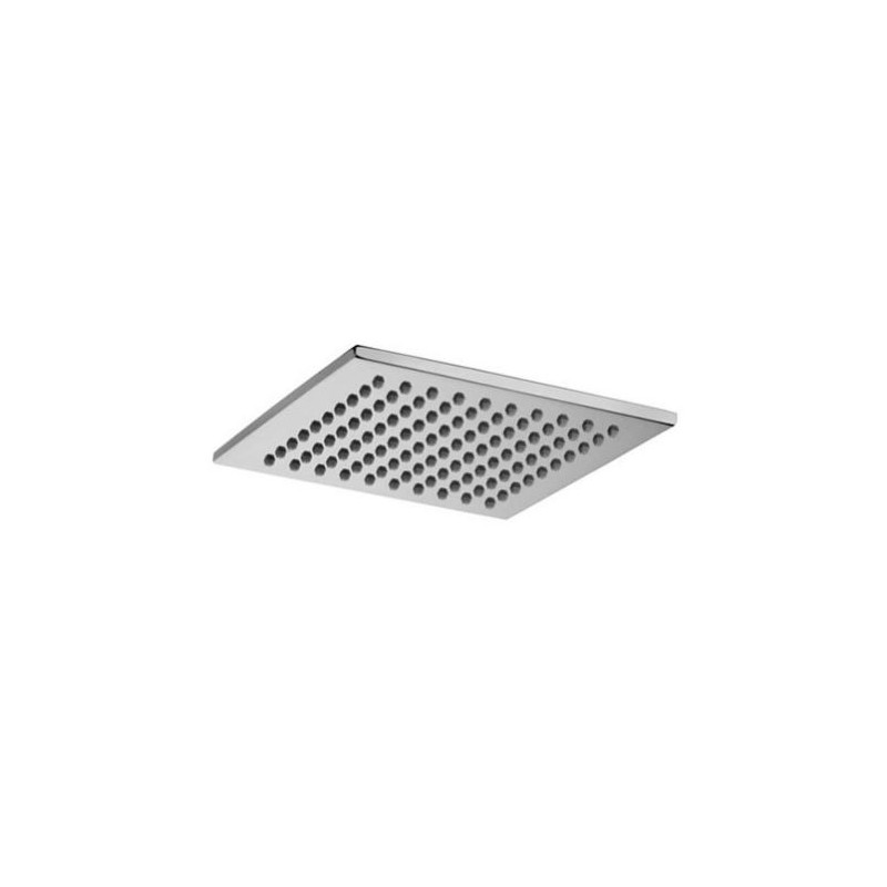 SOFFIONE RETTANGOLARE SYNCRO IN METALLO ANTICALCARE 200x20  ZSOF075CR