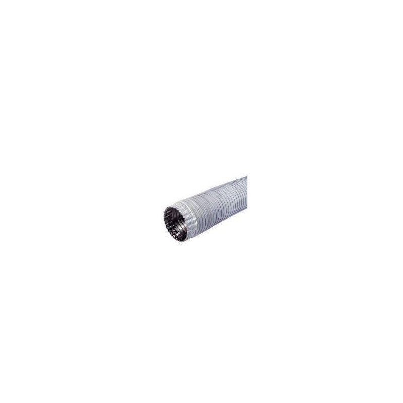 TUBO FLESSIBILE ALLUMINIO MM.90 CROMO ESTENSIBILE DA 1-3 MT