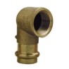GOMITO RAME A PRESSARE F ''1'' X 28 A 90° ACQUA