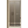 BOX PORTA PIEGHEVOLE INTERNA ED ESTERNA ARES SLIDE 96-104 CROMO CRISTALLO TRASPARENTE  MM. 6 FORTE BL853